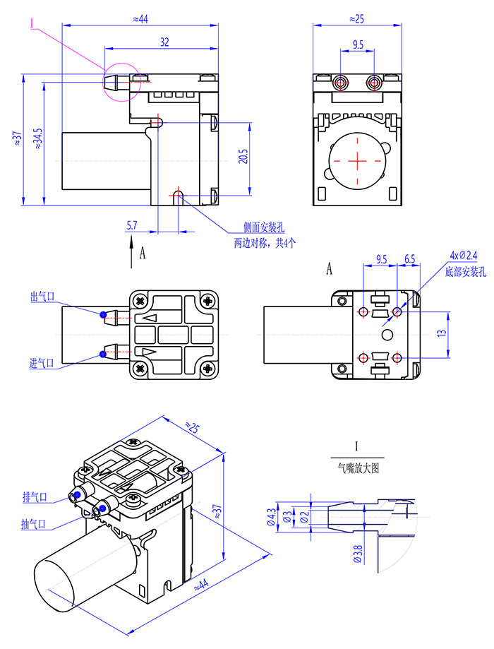 F15��ˢ����ı��͵���΢�����óߴ�ͼ