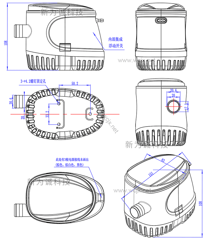 Զ΢ǱˮQZ650Fάͼ